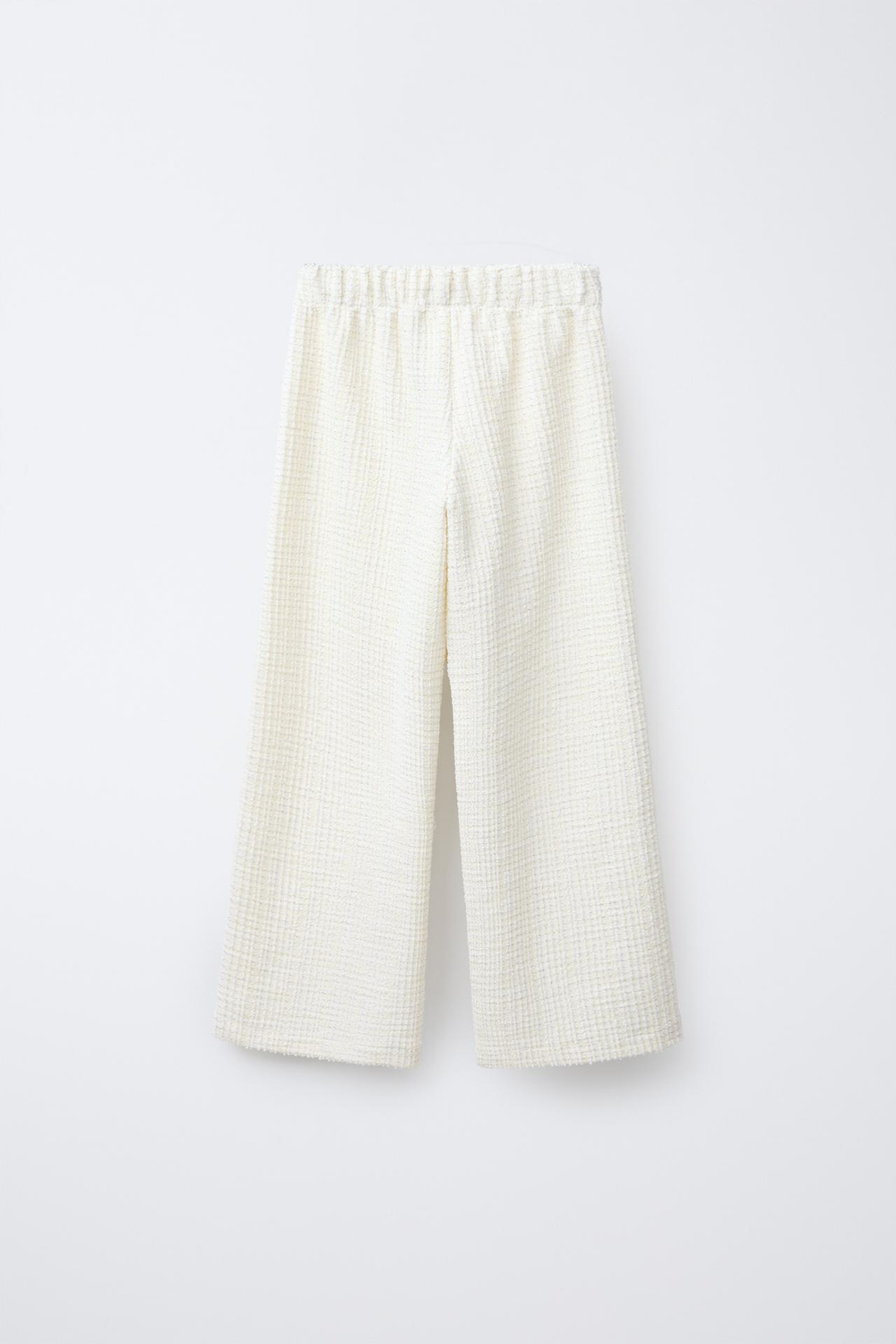 ZARA БРЮКИ С КОНТРАСТНЫМИ ПУГОВИЦАМИ, ЭКРЮ