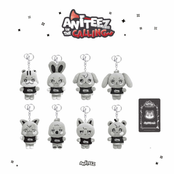 Меховой брелок + фотокарта ATEEZ - [ANITEEZ IN THE CALLING] MD PLUSH KEYRIN