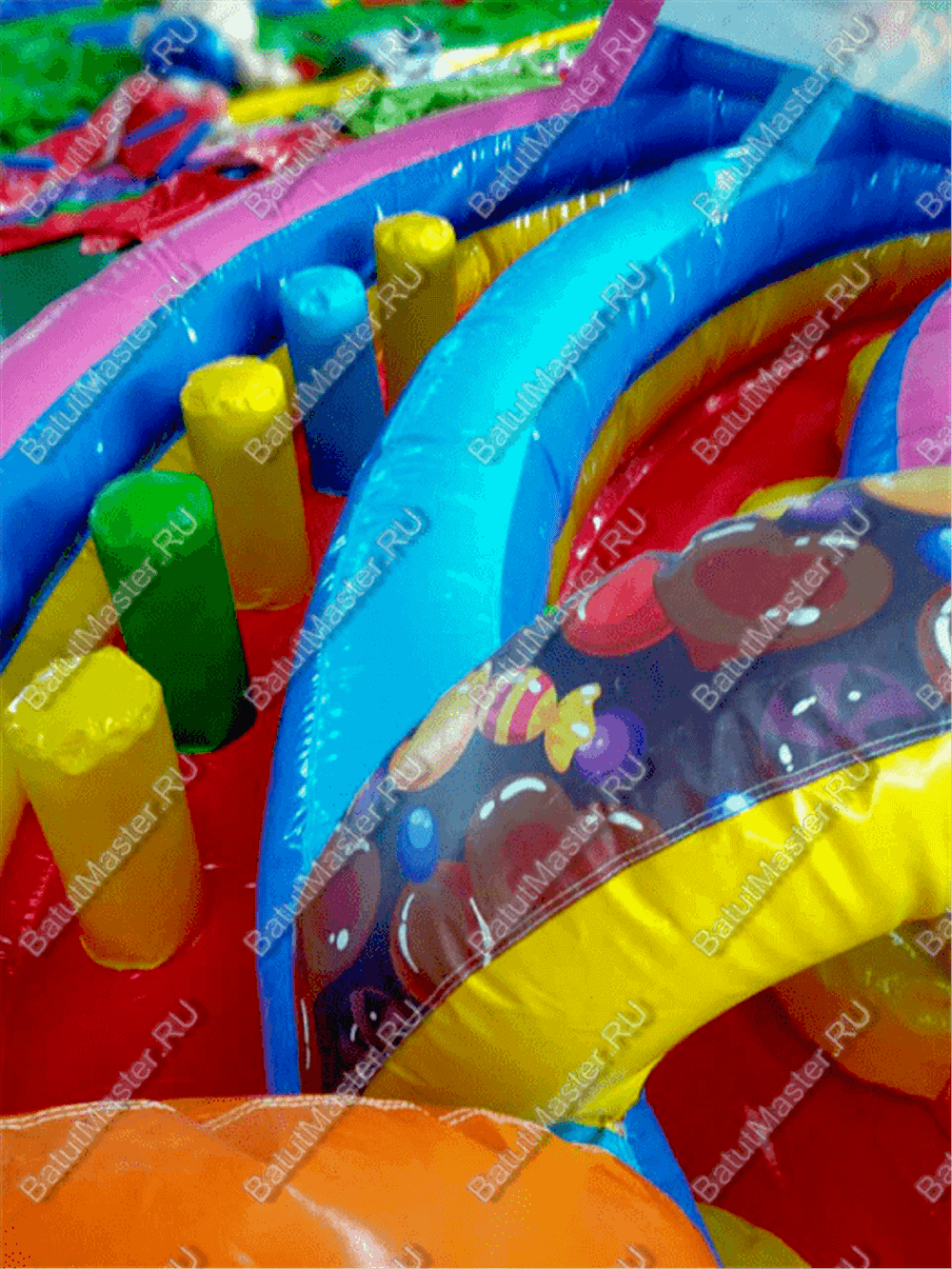 Надувная полоса "Попкорн"