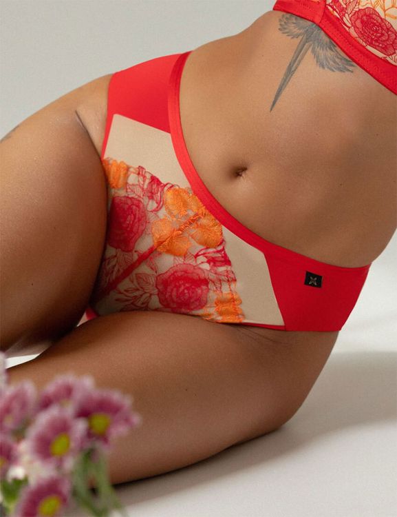 Трусы Kris Line Sweetheart слипы (красный/оранжевый)