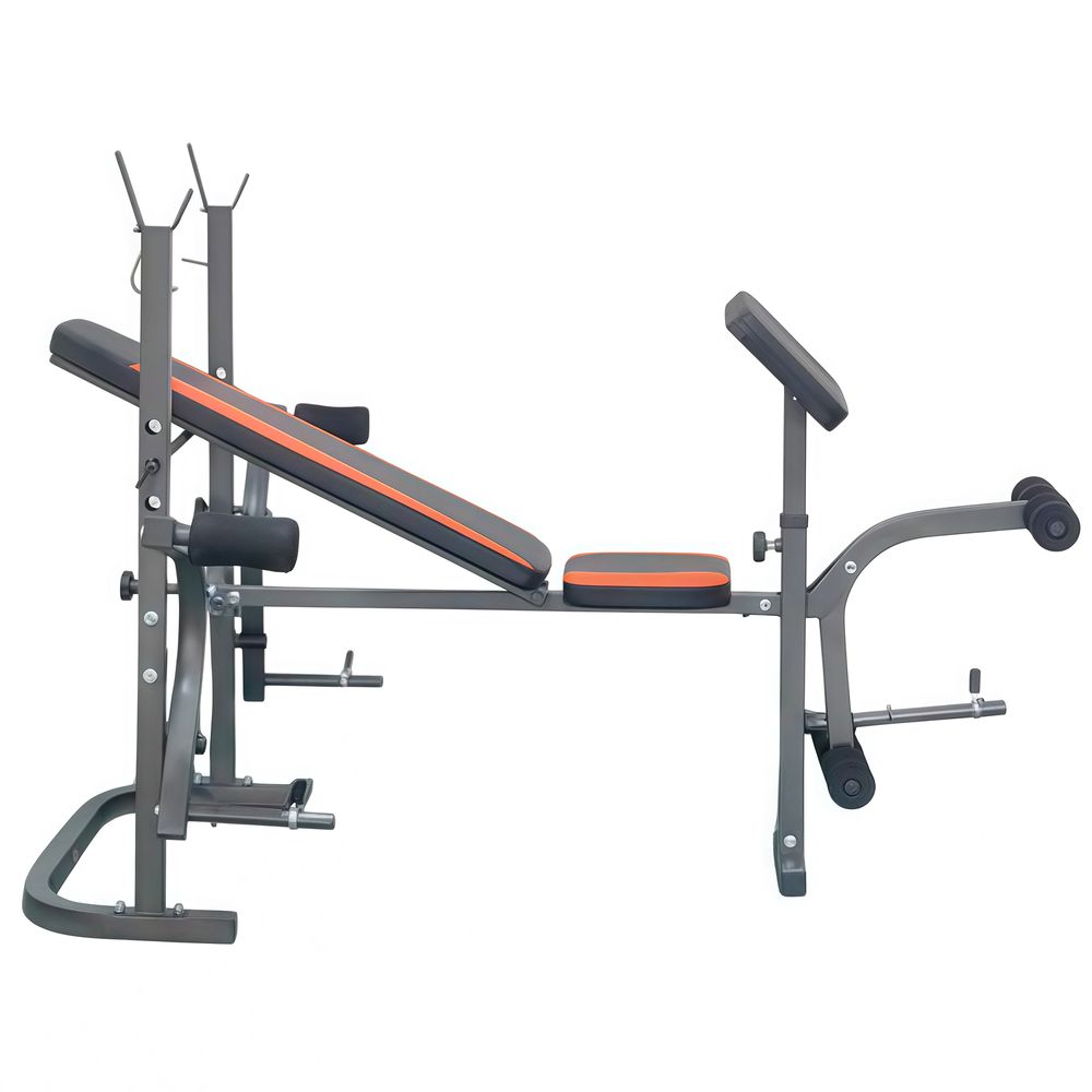 Скамья со стойками под штангу с опциями DFC D126