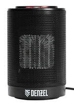 Тепловентилятор электрический керамический DTFC-1200, 3 режима, вентилятор, нагрев 600/1200 Вт Denzel