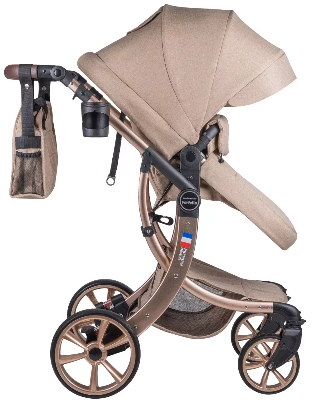 Коляска трансформер Aimile Original Autumn (Кремовый / Cream AA-6)