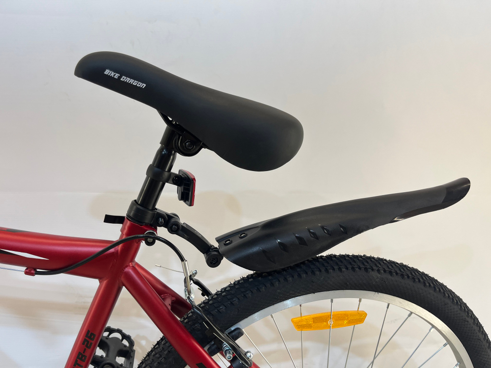 Велосипед Bike Dragon 26" 21скор (ст.рама,SunRun, Жесткая вилка, тормоз V-brake) BD-1-26-3 красный