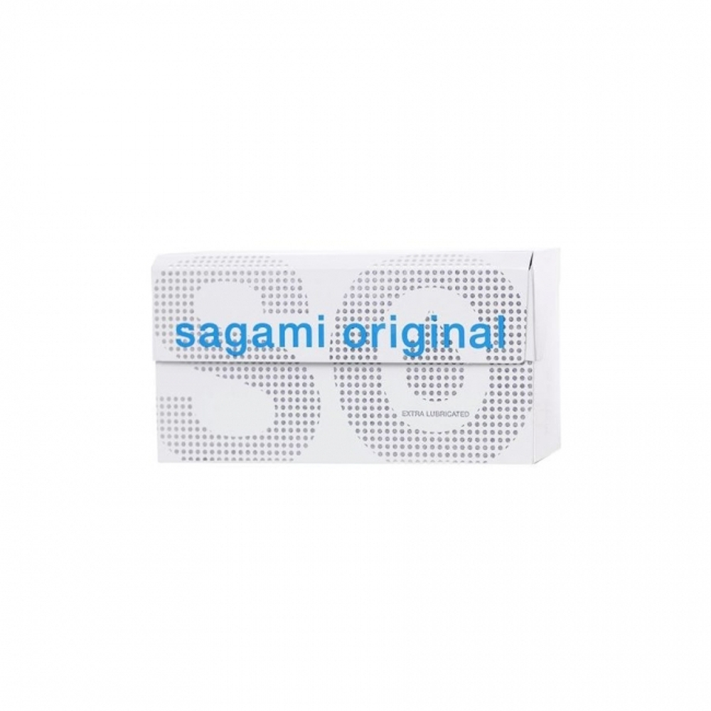 Презервативы Sagami, original 0.02, extra lub, полиуретан, 19 см, 12 шт. (Цвет: прозрачный)