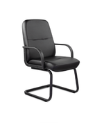 Кресло Пилот, низкая спинка, полозья пластик