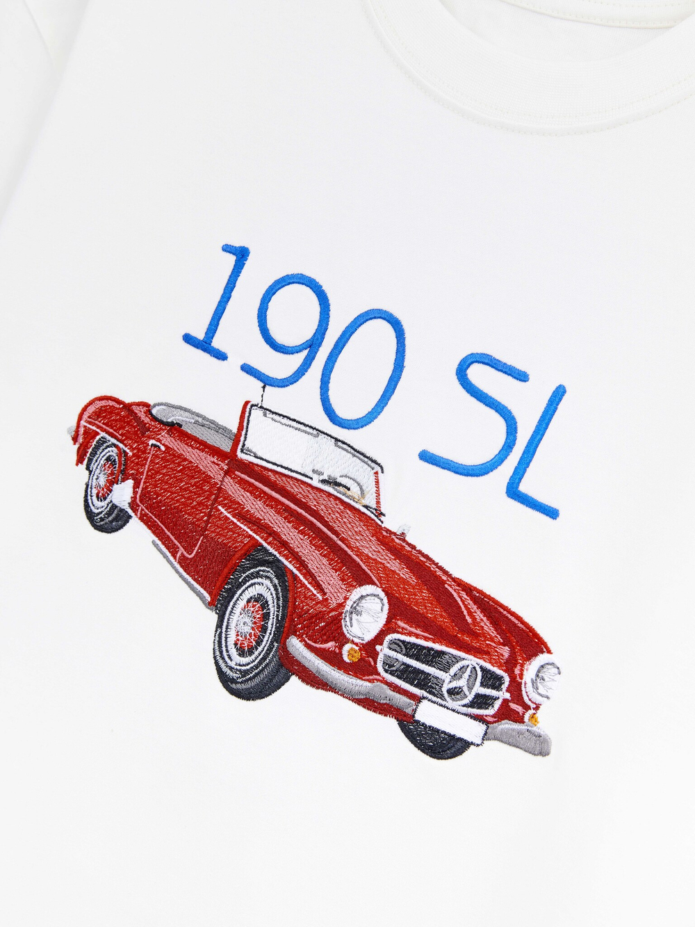 Футболка с вышивкой "190 SL" 2S project Car T Shit