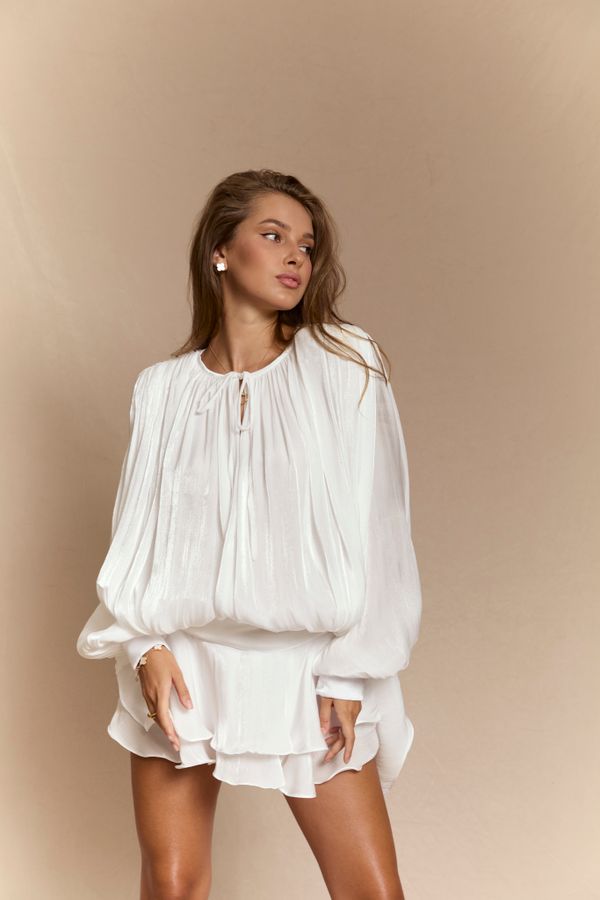 Платье плиссе из шифона 