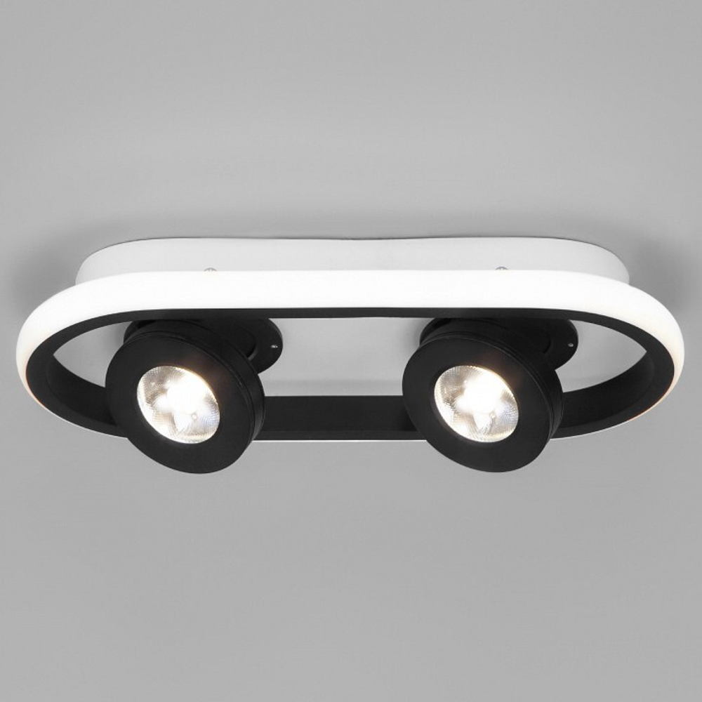 Спот Eurosvet 20123/2 LED белый/черный