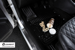 Коврик в багажник для VOLKSWAGEN Tiguan, 2017-, кроссовер, 1 шт. (полиуретан) арт.ELEMENT5154B13