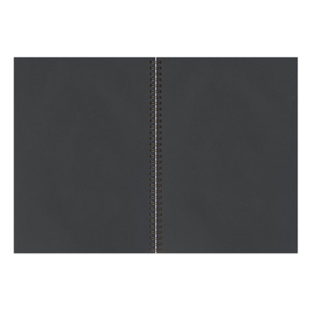 Скетчбук, черная бумага 120г/м2, 210х297мм, 32л, гребень, BRAUBERG ART CLASSIC, 128951