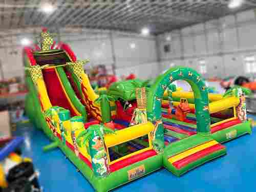 Надувной батут для бизнеса "Саванна", 14*8*7 м