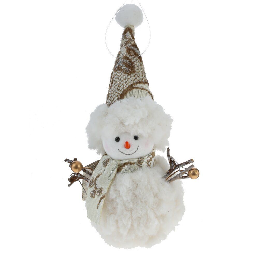 GAEM Изделие декоративное подвесное "Снеговик", L9 W6 H17 см, 3в.
