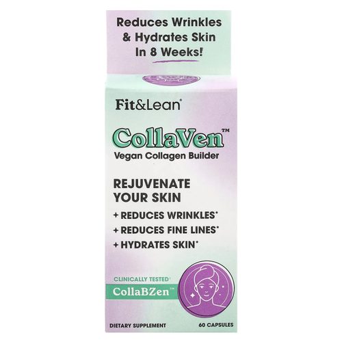 Fit & Lean, CollaVen ™, веганский усилитель коллагена, 60 капсул