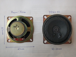 2шт./ Динамик YD63-01 1W 8ohm