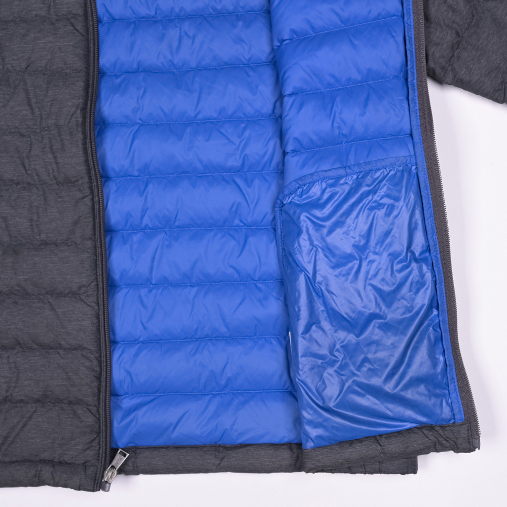 Легкий пуховик Polo Ralph Lauren темно-серого цвета, S