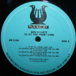 Ron Eschete / To Let You Know I Care (LP)