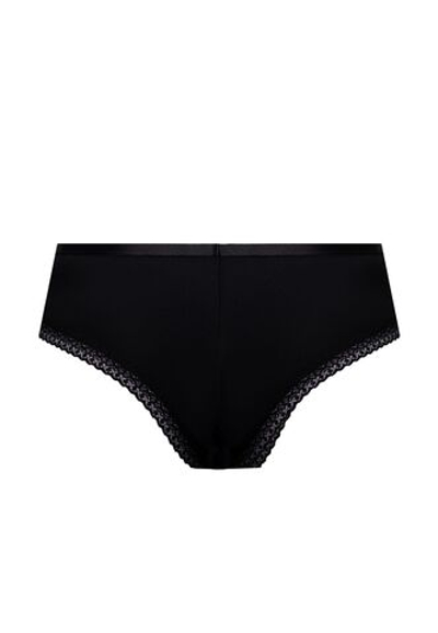 Трусики-бразилиана Renee (Размер: M) (Цвет: черный с бежевым)