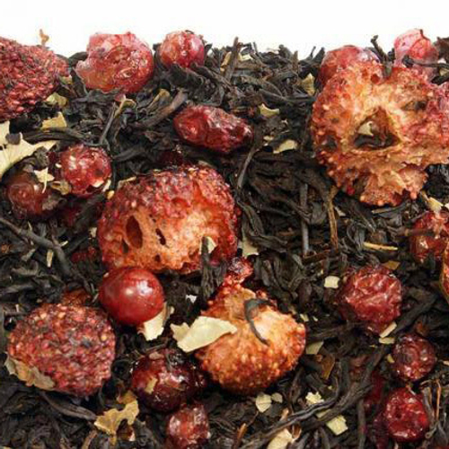 Черный чай Брусника Клубника РЧК 500г