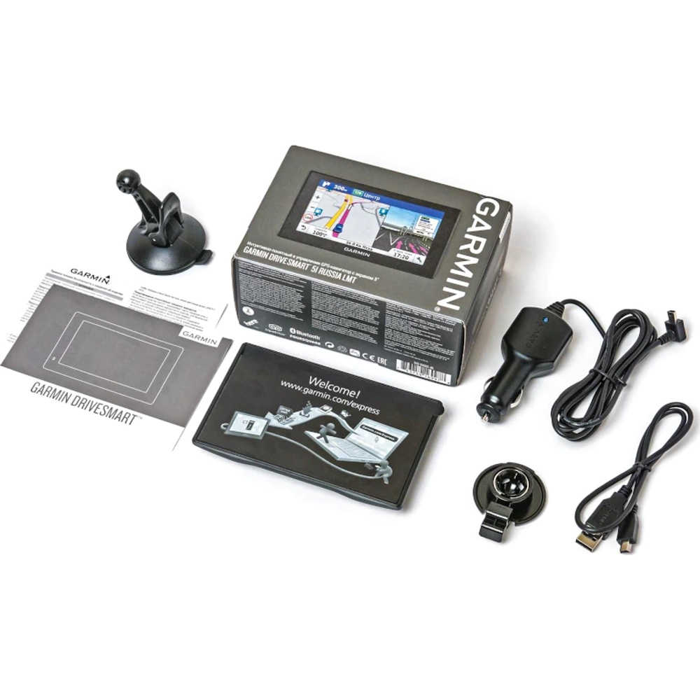 GARMIN DriveSmart 51 RUS LMT навигатор с картой России 010-01680-46