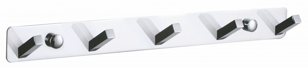 Вешалка с 5 крючками для ванной WONZON & WOGHAND, Хром (WW-9385-5)