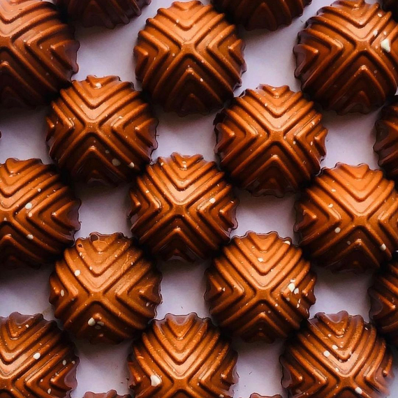 688 | Форма для шоколадных изделий &quot;Пуля с ребрами&quot; (275*175 мм)