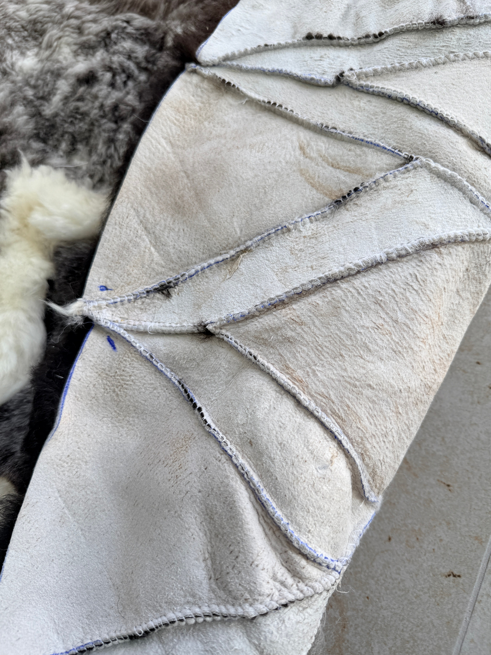 Ковер шкура натуральная овчина меховой