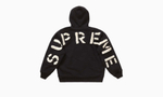Supreme Faux Fur Lined Zip Up Hooded Sweatshirt "Black"