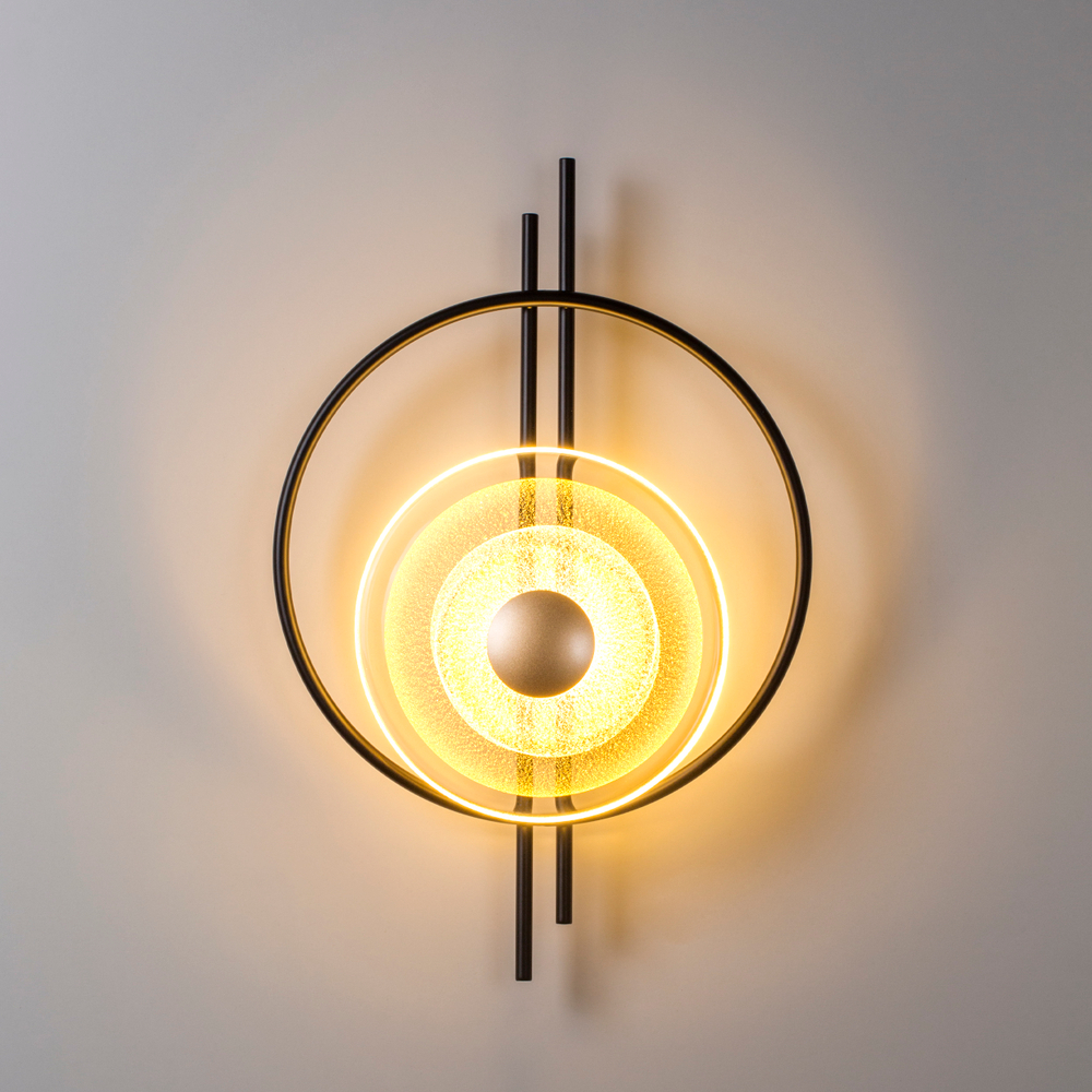 609622 Бра ERICA 5W LED 110LM G ЧЕРНЫЙ/ЗОЛОТО 3000K