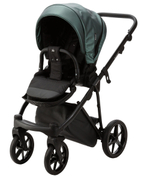 Детская коляска Adamex Belissa Deluxe 2 в 1 B-SM15 (Т.ЗЕЛЕНАЯ ПЕРЛ. КОЖА)