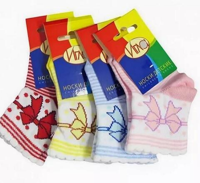 Носки для девочек 7и, р.14 в ассорт. (Игла), 1 шт.