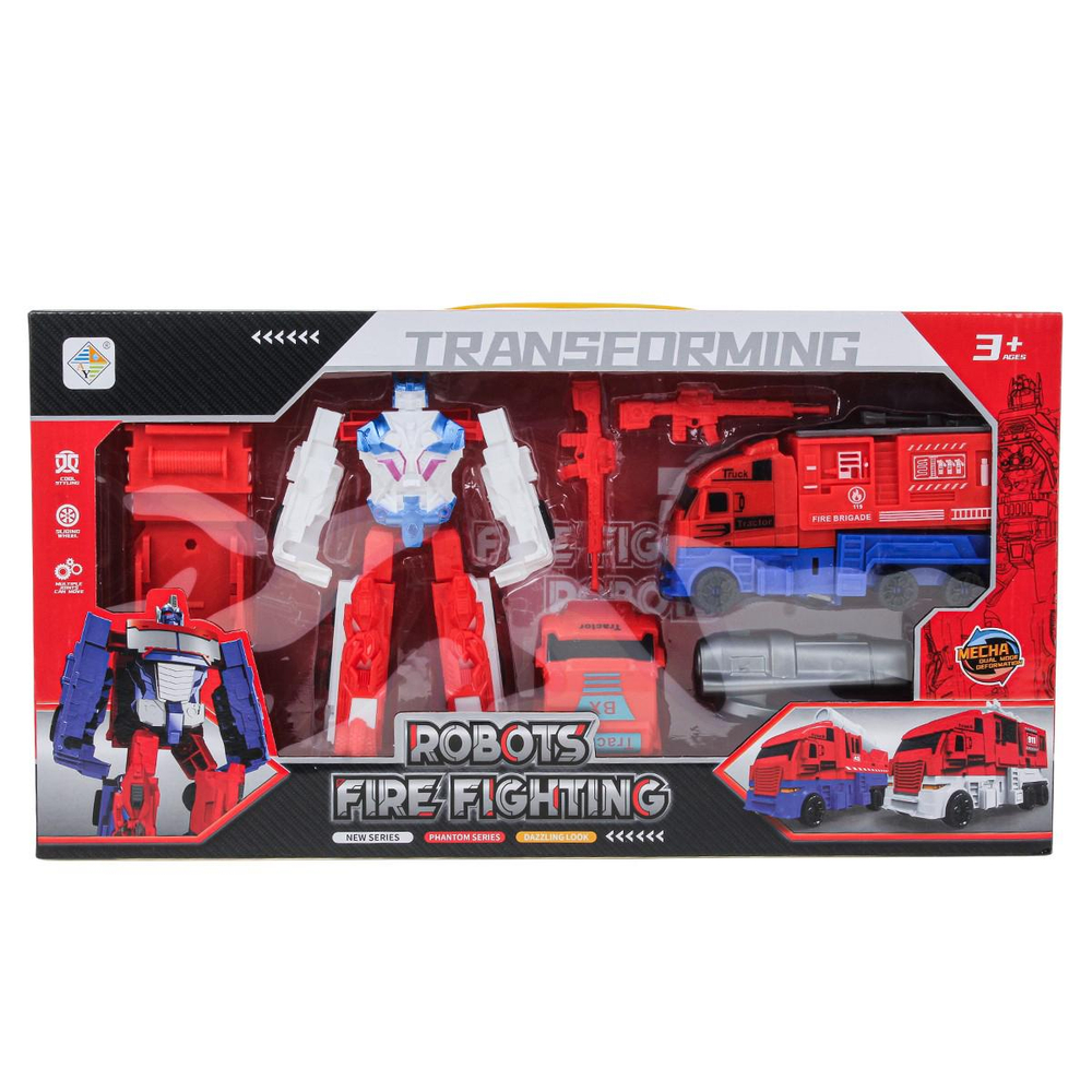 Трансформер-робот, коробка HY-6666