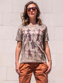 Футболка "Dance macabre", по мотивам рисунка XVI века