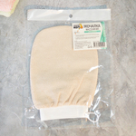 Мочалка массажная для пилинга BW, 20*14см, цвет бежевый