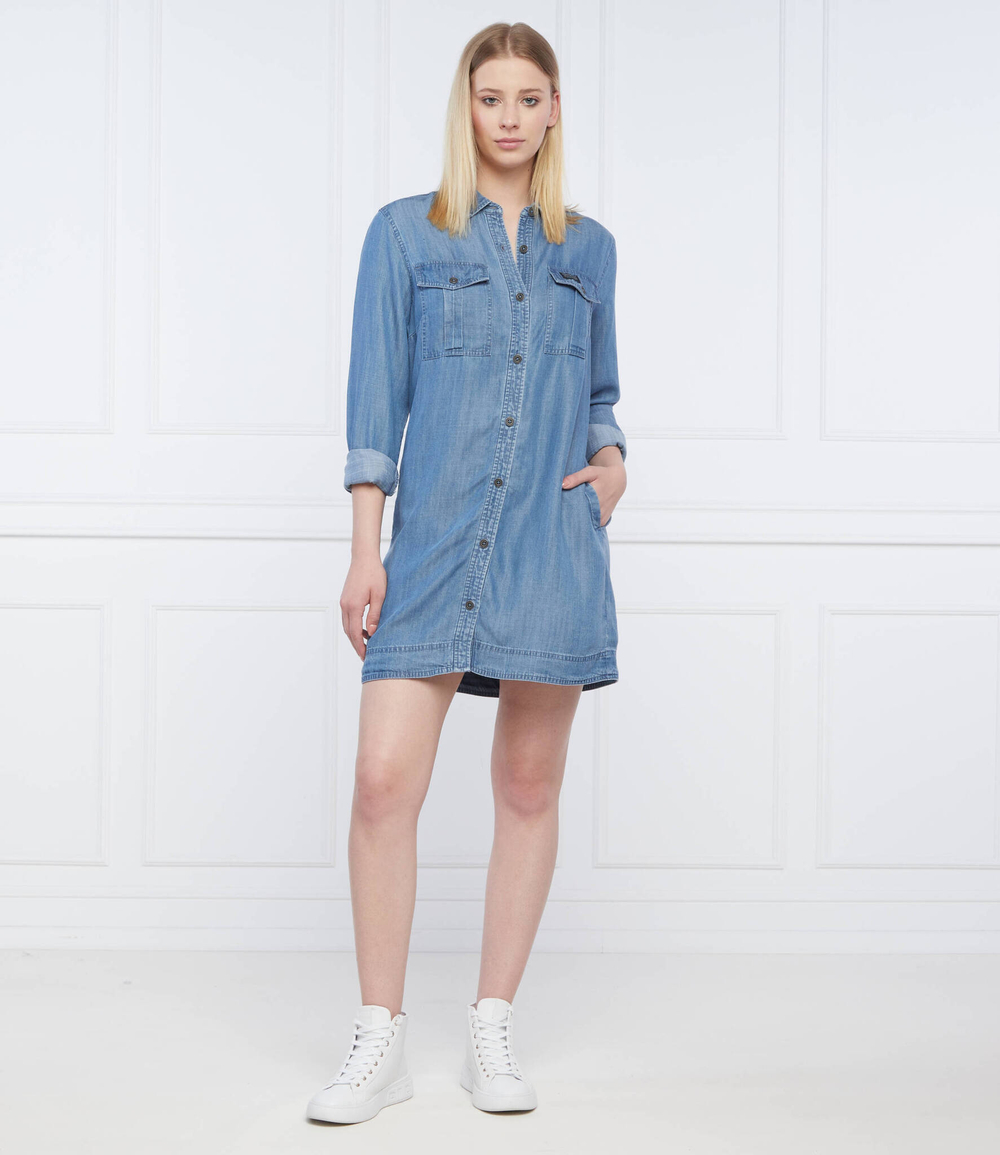 платье Superdry - голубой(W8011021A)