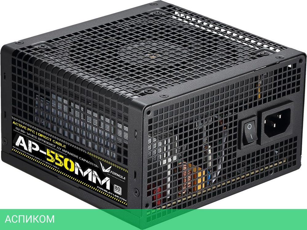 Блок питания Formula ATX 550W 80 Plus White (AP-550ММ)