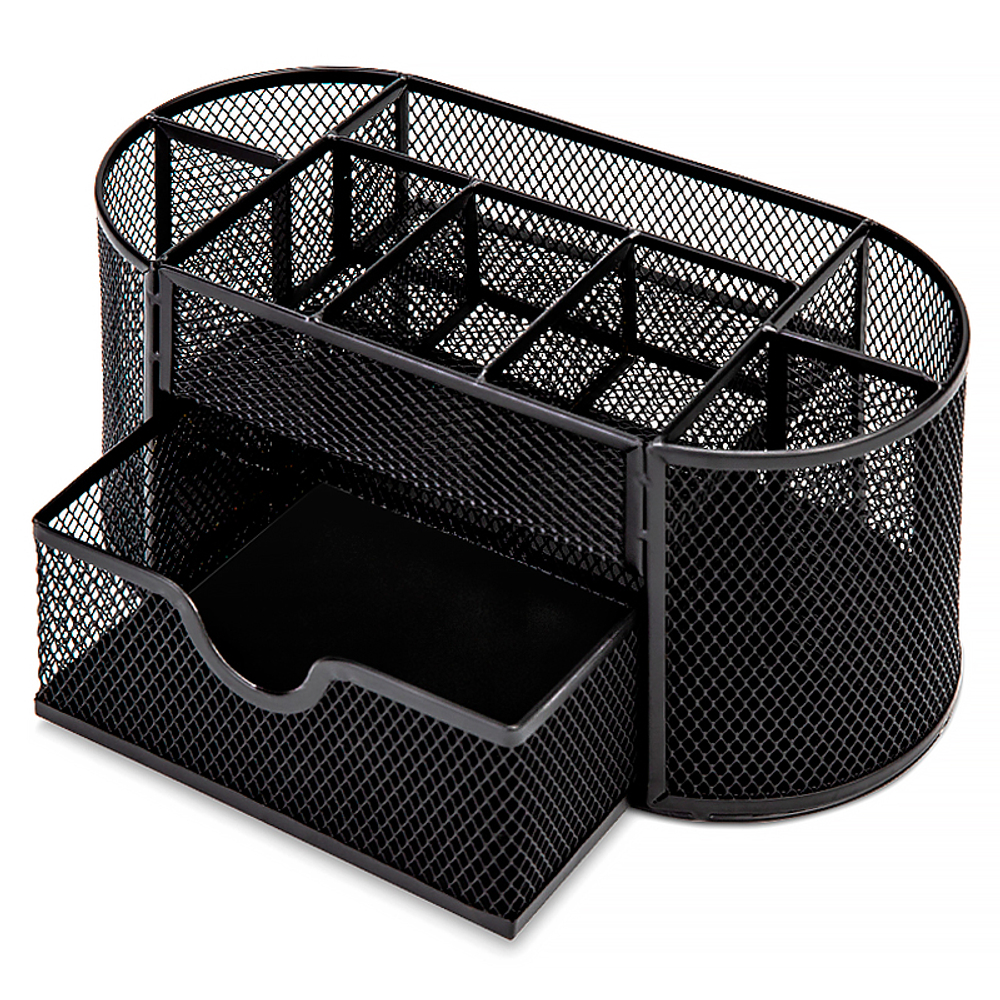 Органайзер DELI 220х112х104 мм, металлический, черный