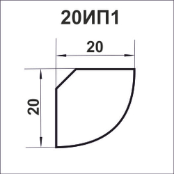 Профиль интерьер чертёж