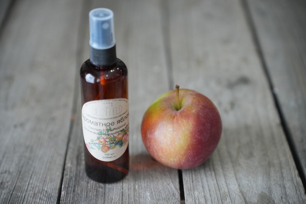 Ароматное яблоко, гидролат органических растений