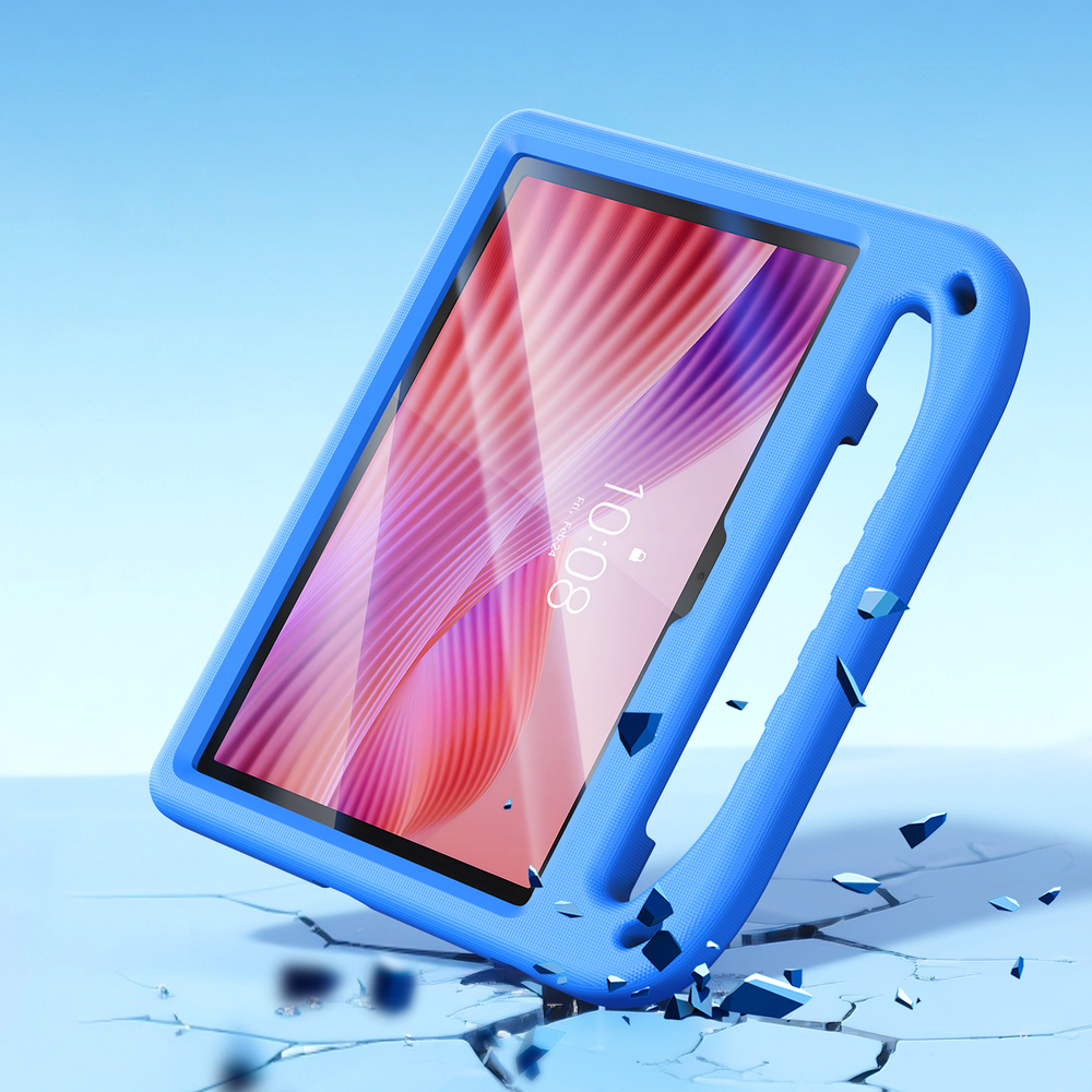 Детский чехол синего цвета на планшет Lenovo Tab K10 Gen 2 10.1 и Tab 10.1 Tablet (2025-) от Dux Ducis, серия Puff Series Case