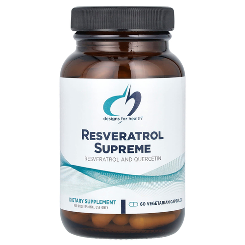 Designs For Health, Резвератрол синергия (Resveratrol Synergy), 60 вегетарианских капсул