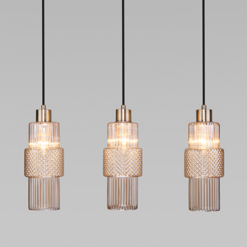 Подвесной светильник 50209/3 бронза