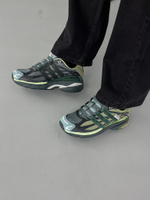 Кроссовки Adidas Adistar #9008 (сер.-зел.)