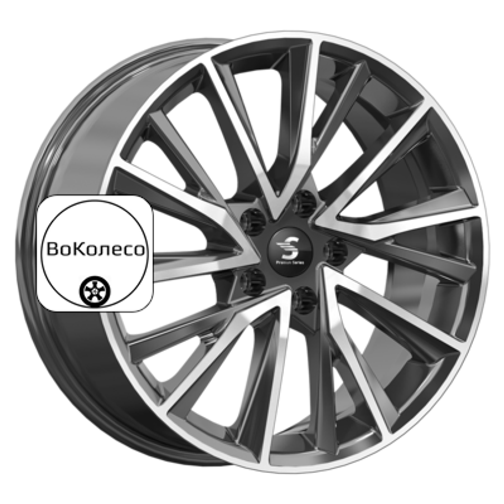 7,5x18/5x108 ET47 D60,1 КР010 (Tiggo 8 Pro) Diamond Black Gris Premium Series