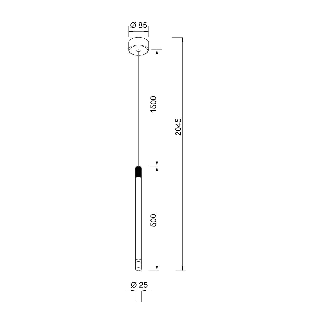 8972 Подвесной светильник MOANA