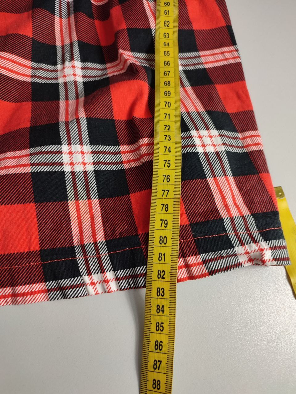 Платье I love link легкое в яркую клетку, маркировка 34, визуально на 40 размер