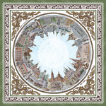 Платок «Связь времен» оливковый