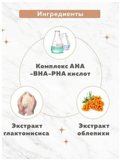 TRIMAY Кислотный пилинг тонер-эссенция с папайей и галактомисисом Papaya 4HA Galactomyces Peel & Pore Control Toner 200 мл
