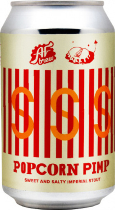 Пиво Аф Брю Попкорн Пимп / AF Brew Popcorn Pimp 0.33 - банка