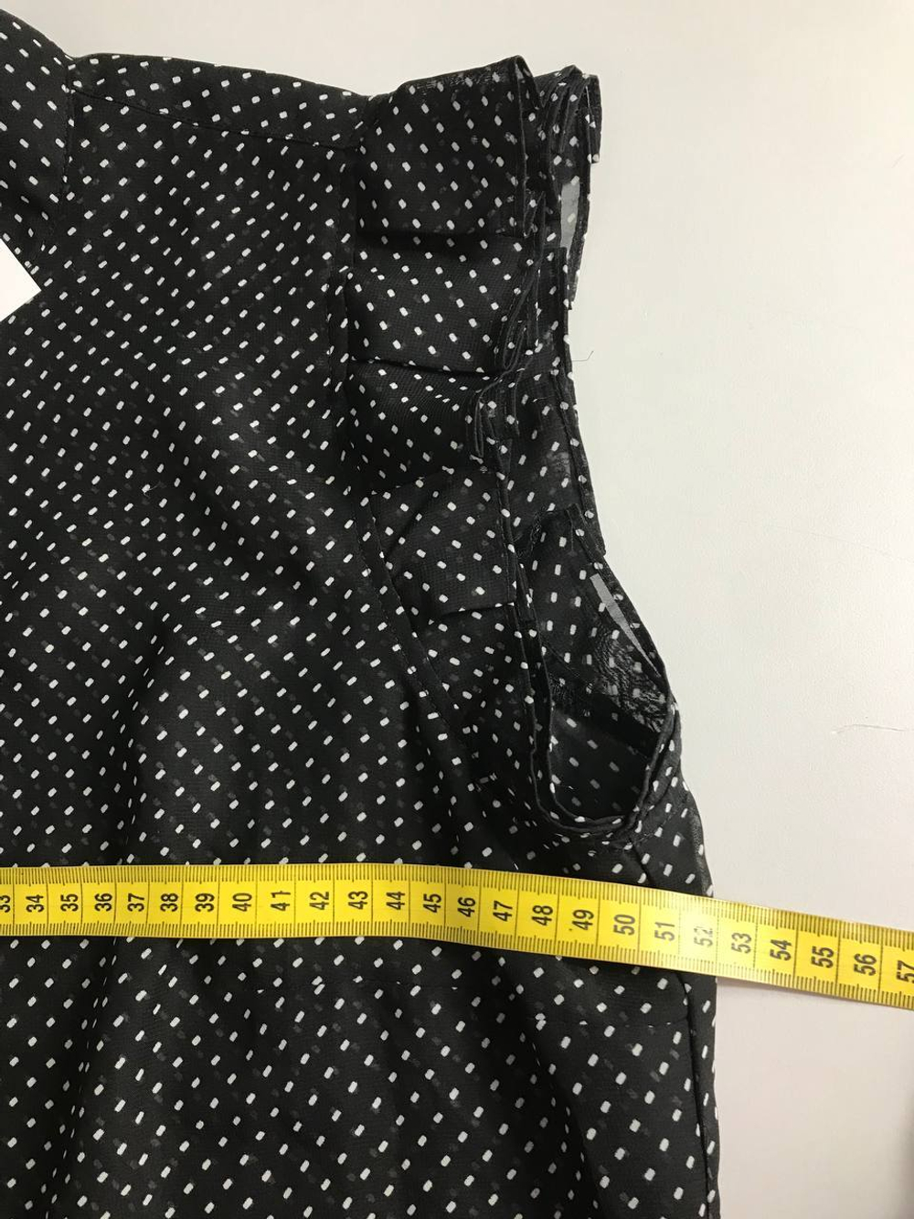 Блузка Ostin в горошек, маркировка XL, визуально 48/50 размер